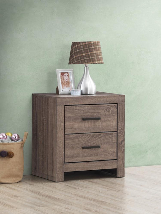 Brantford 2-drawer Nightstand Barrel Oak - Visions in Furniture (La Mirada, CA)
