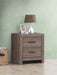 Brantford 2-drawer Nightstand Barrel Oak - Visions in Furniture (La Mirada, CA)
