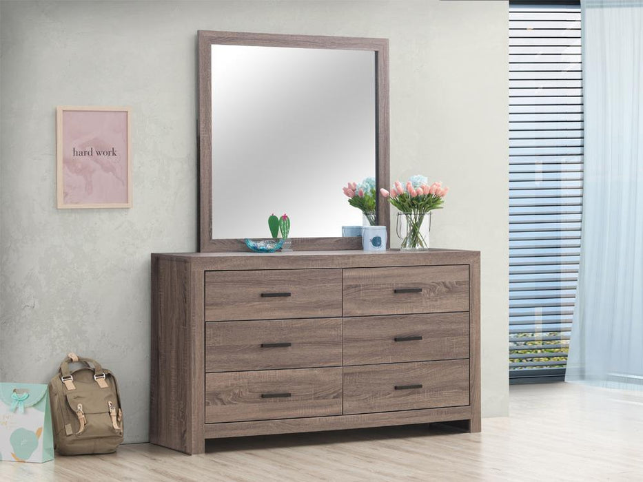 Brantford 6-drawer Dresser Barrel Oak - Visions in Furniture (La Mirada, CA)