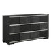 Blacktoft 6-drawer Dresser Black - Visions in Furniture (La Mirada, CA)