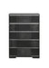 Blacktoft 5-drawer Chest Black - Visions in Furniture (La Mirada, CA)