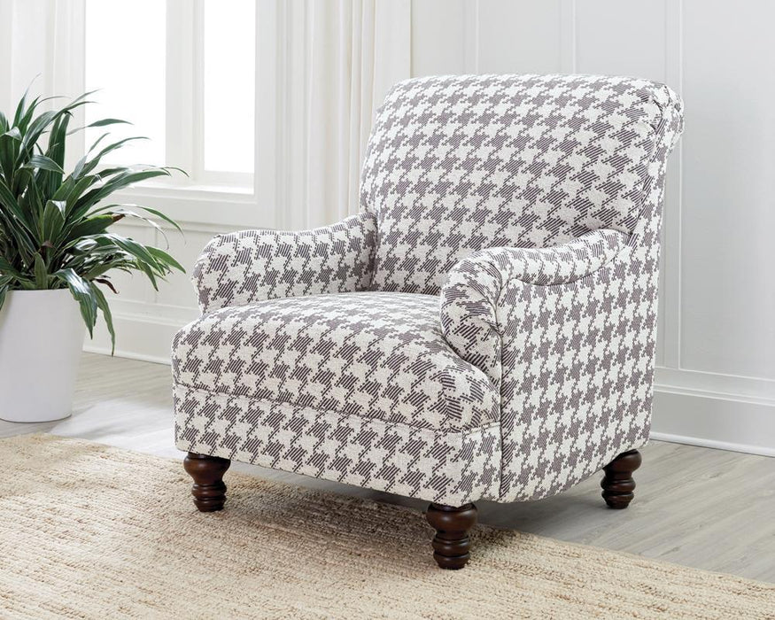 Glenn Upholstered Accent Chair Grey - Visions in Furniture (La Mirada, CA)