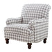 Glenn Upholstered Accent Chair Grey - Visions in Furniture (La Mirada, CA)