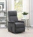 Herrera Power Lift Recliner with Wired Remote Charcoal - Visions in Furniture (La Mirada, CA)