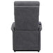 Herrera Power Lift Recliner with Wired Remote Charcoal - Visions in Furniture (La Mirada, CA)