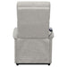 Herrera Power Lift Recliner with Wired Remote Beige - Visions in Furniture (La Mirada, CA)