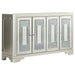 Toula 4-door Accent Cabinet Smoke and Champagne - Visions in Furniture (La Mirada, CA)