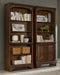 Hartshill Bookcase with Cabinet Burnished Oak - Visions in Furniture (La Mirada, CA)