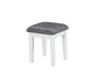 Elijah Vanity Set with LED Lights White and Dark Grey - Visions in Furniture (La Mirada, CA)