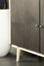 Ixora 2-door Accent Cabinet White Washed and Black - Visions in Furniture (La Mirada, CA)