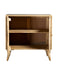 Alyssum Checkered Pattern 2-door Accent Cabinet Natural - Visions in Furniture (La Mirada, CA)