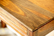 Jamesia Rectangular 2-drawer Console Table Warm Chestnut - Visions in Furniture (La Mirada, CA)