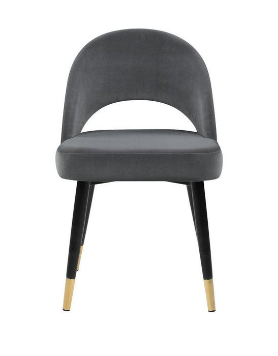 Lindsey Arched Back Upholstered Side Chairs Grey (Set of 2) - Visions in Furniture (La Mirada, CA)