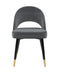 Lindsey Arched Back Upholstered Side Chairs Grey (Set of 2) - Visions in Furniture (La Mirada, CA)