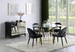 Lindsey Arched Back Upholstered Side Chairs Grey (Set of 2) - Visions in Furniture (La Mirada, CA)