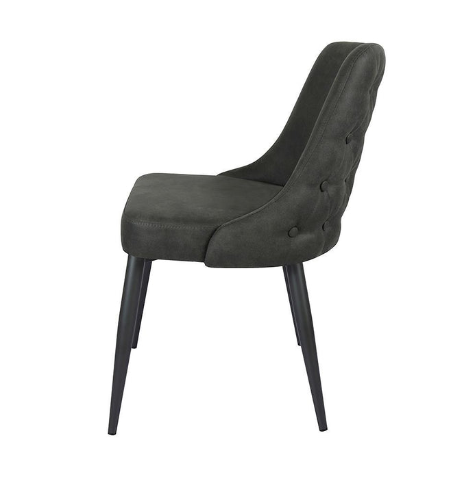 Cosmo Upholstered Curved Back Side Chairs (Set of 2) - Visions in Furniture (La Mirada, CA)