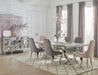 Antoine Upholstered Demi Arm Dining Side Chairs (Set of 2) - Visions in Furniture (La Mirada, CA)