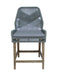 Nakia Woven Rope Back Counter Height Stools (Set of 2) - Visions in Furniture (La Mirada, CA)