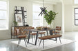 Misty Padded Side Chairs Camel and Black (Set of 2) - Visions in Furniture (La Mirada, CA)