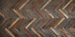Misty Sled Leg Dining Table Grey Sheesham and Gunmetal - Visions in Furniture (La Mirada, CA)