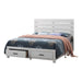 Brantford Eastern King Panel Bed Coastal White - Visions in Furniture (La Mirada, CA)