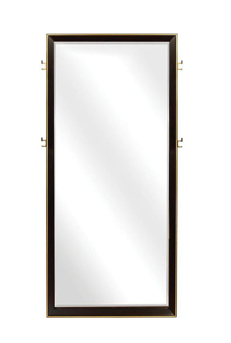 Durango Floor Dresser Mirror Smoked Peppercorn - Visions in Furniture (La Mirada, CA)