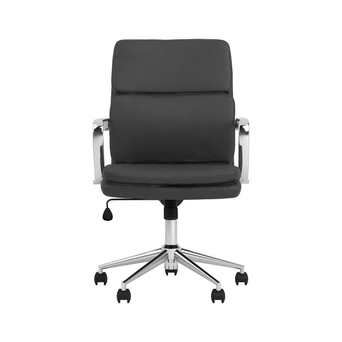 Ximena Standard Back Upholstered Office Chair Black - Visions in Furniture (La Mirada, CA)