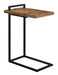 Maxwell C-shaped Accent Table with USB Charging Port - Visions in Furniture (La Mirada, CA)
