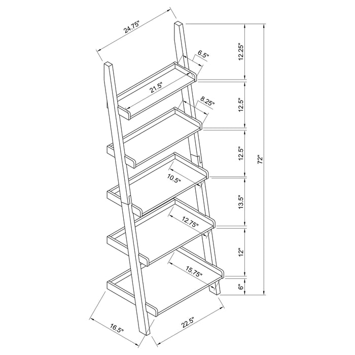 Colella Bookshelf - Visions in Furniture (La Mirada, CA)