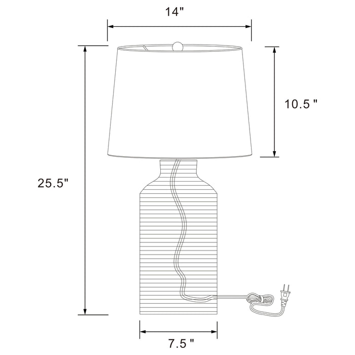 Nairobi Table Lamps - Visions in Furniture (La Mirada, CA)