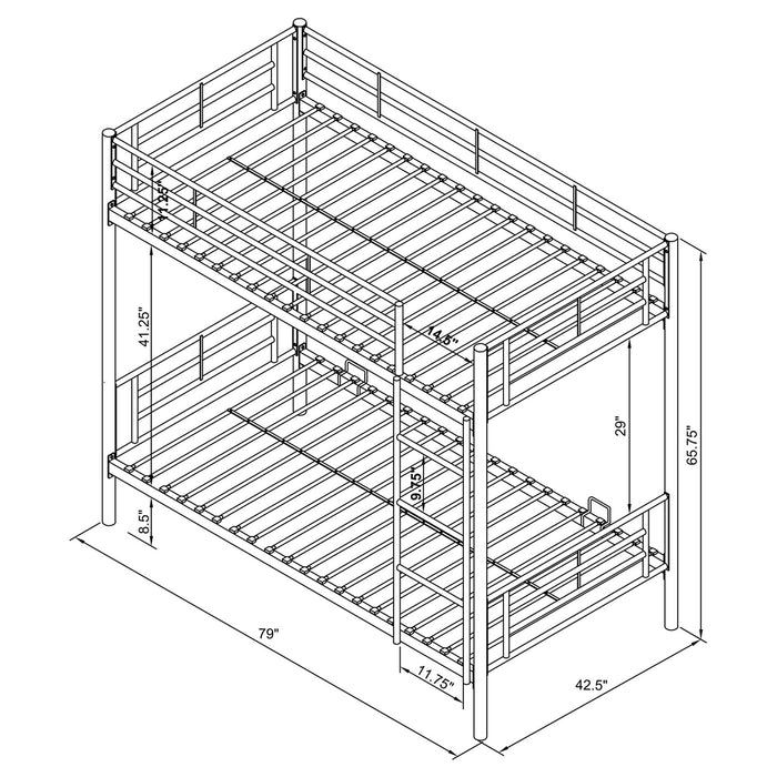 Hayward Bunk Beds - Visions in Furniture (La Mirada, CA)