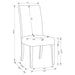 Herran Side Chairs - Visions in Furniture (La Mirada, CA)