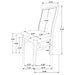 Adina Side Chairs - Visions in Furniture (La Mirada, CA)