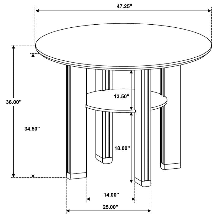 Ottowa Counter Height Dining Tables - Visions in Furniture (La Mirada, CA)