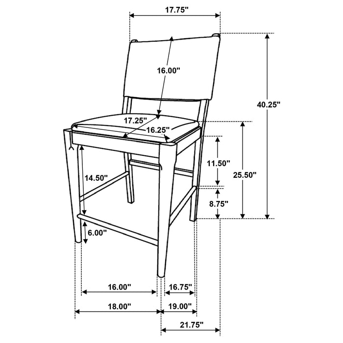 Ottowa Counter Stools - Visions in Furniture (La Mirada, CA)