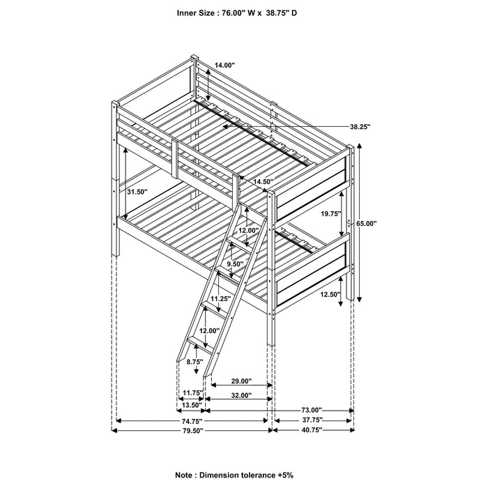 Ryder Bunk Beds - Visions in Furniture (La Mirada, CA)