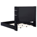 Tisdall California King, E.King & Queen Bed Grey, Black & Queen - Visions in Furniture (La Mirada, CA)
