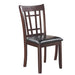 Lavon Padded Dining Side Chairs Espresso and Black (Set of 2) - Visions in Furniture (La Mirada, CA)