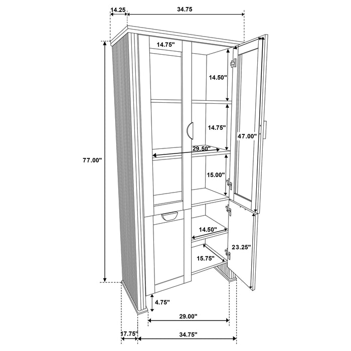 Adina Display Cabinets - Visions in Furniture (La Mirada, CA)