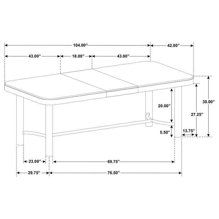 Arini Dining Tables - Visions in Furniture (La Mirada, CA)
