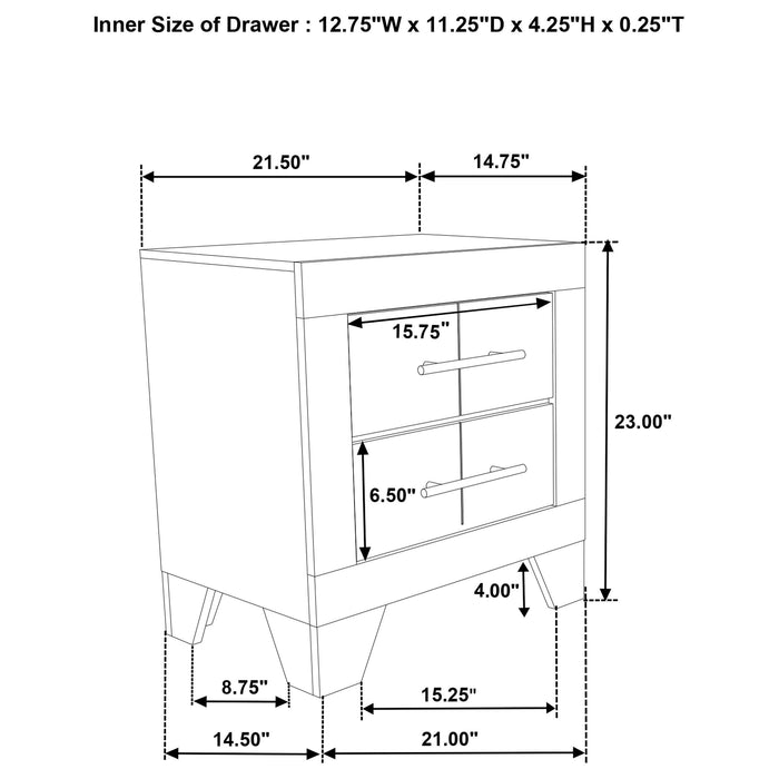 Trenton Nightstands - Visions in Furniture (La Mirada, CA)