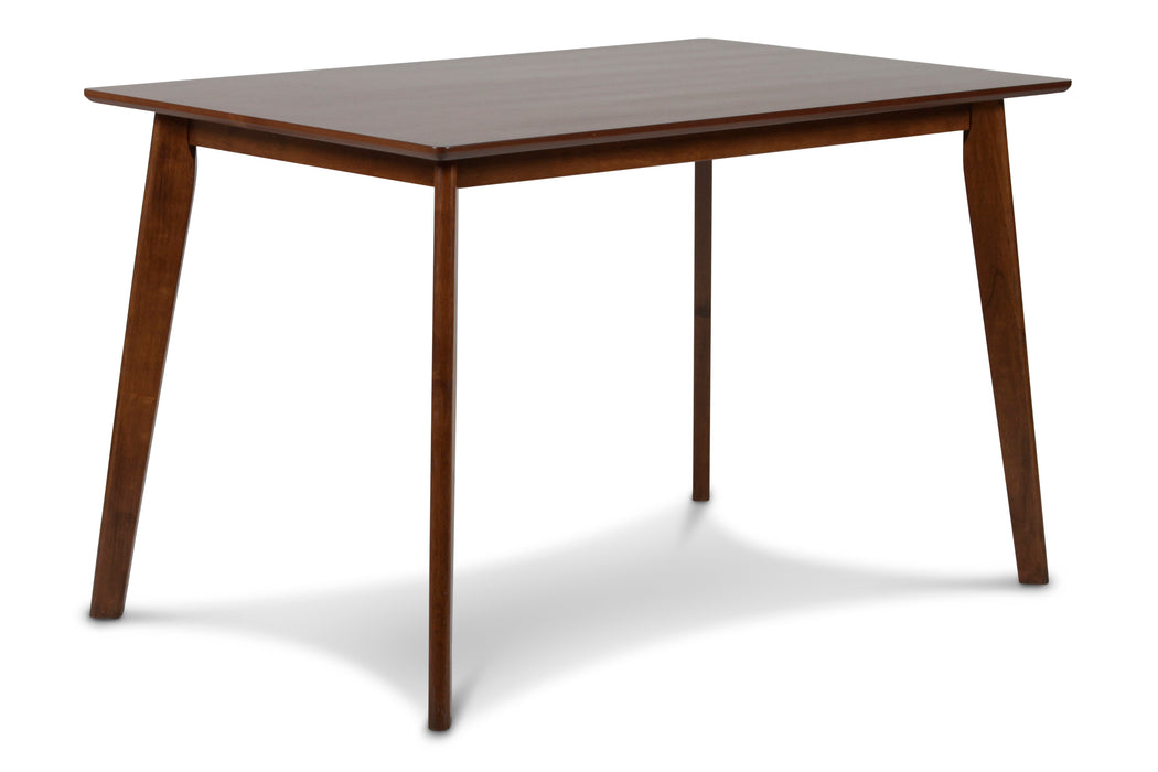Morocco 47" Rectangle Dining Table-Walnut Brown