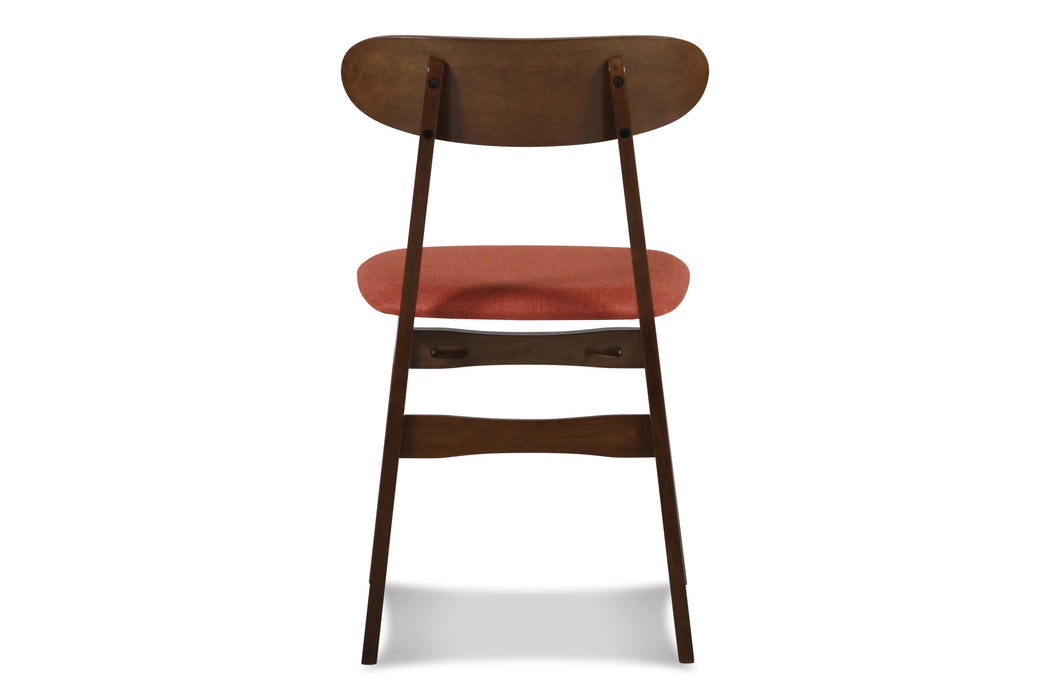 Morocco Dining Chair W/Orange Seat Cushion (2 Per Carton)