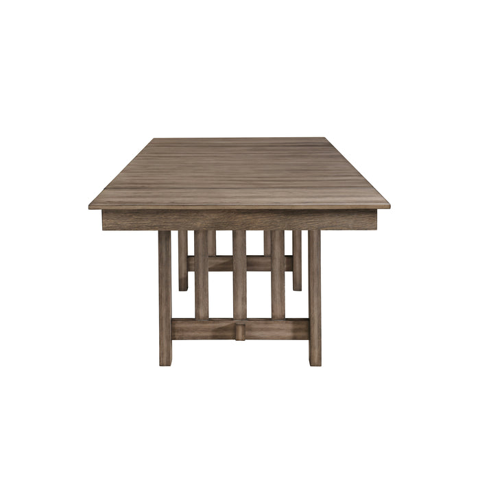 Harrisburg Dining Table Base-Walnut