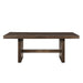 Kody 79" Rectangle Dining Table Top-Dk Walnut
