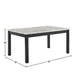 Celeste 64" Dining Table-Espresso/Faux Marble