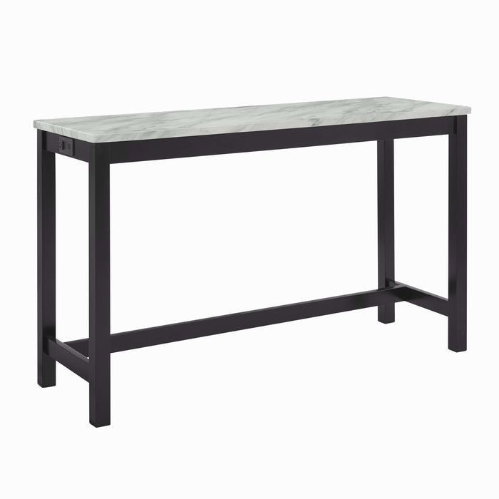 Celeste Theater Bar Table W/ 3 Stools-Black