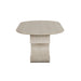 Gwendolyn Oval Dining Table Base-Cerused Taupe