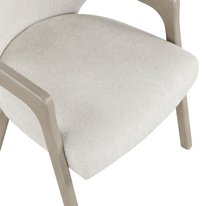 Gwendolyn Upholstered Arm Chair (2 Per Carton)-Cerused Taupe