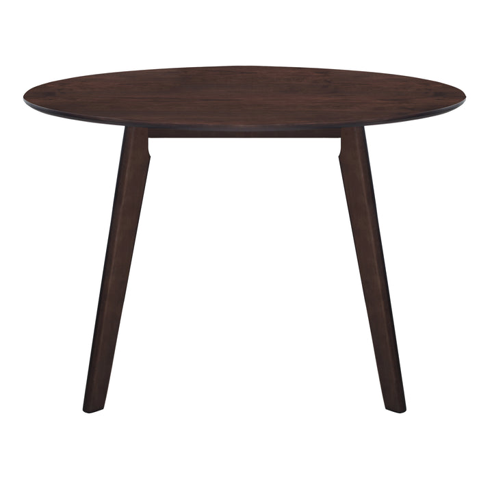 Tioga 47" Round Table-Brown Cherry